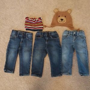 Baby Gap Jeans & Hats